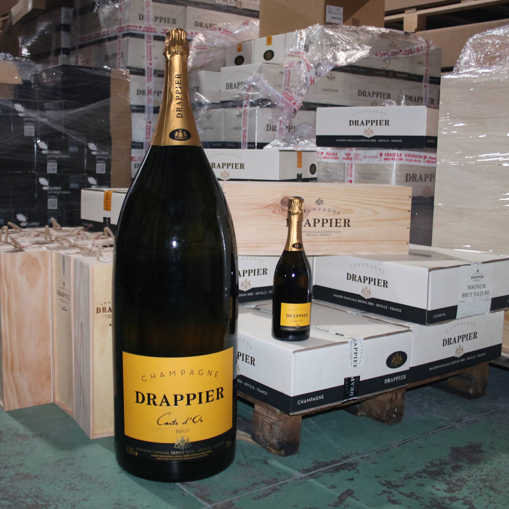Champagne Carte D’Or em grandes formatos, o presente perfeito para o Natal